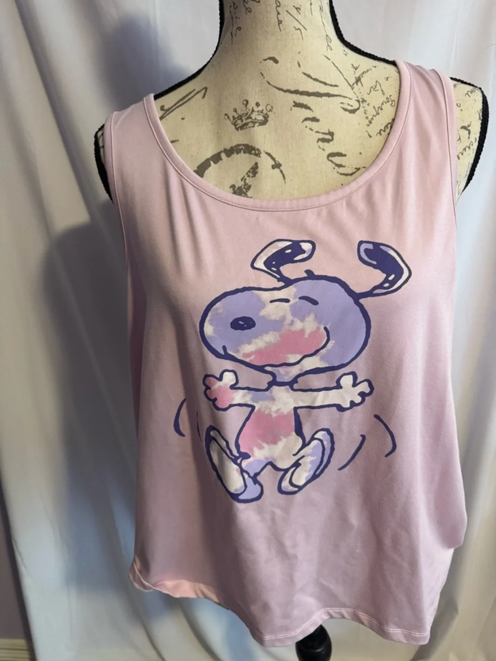 Peanuts Snoopy Print Women's Sleep Tank & Shorts Set
